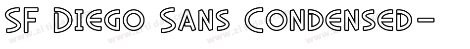 SF Diego Sans Condensed字体转换